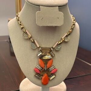 Gorgeous Pop Geo Gold Statement Necklace